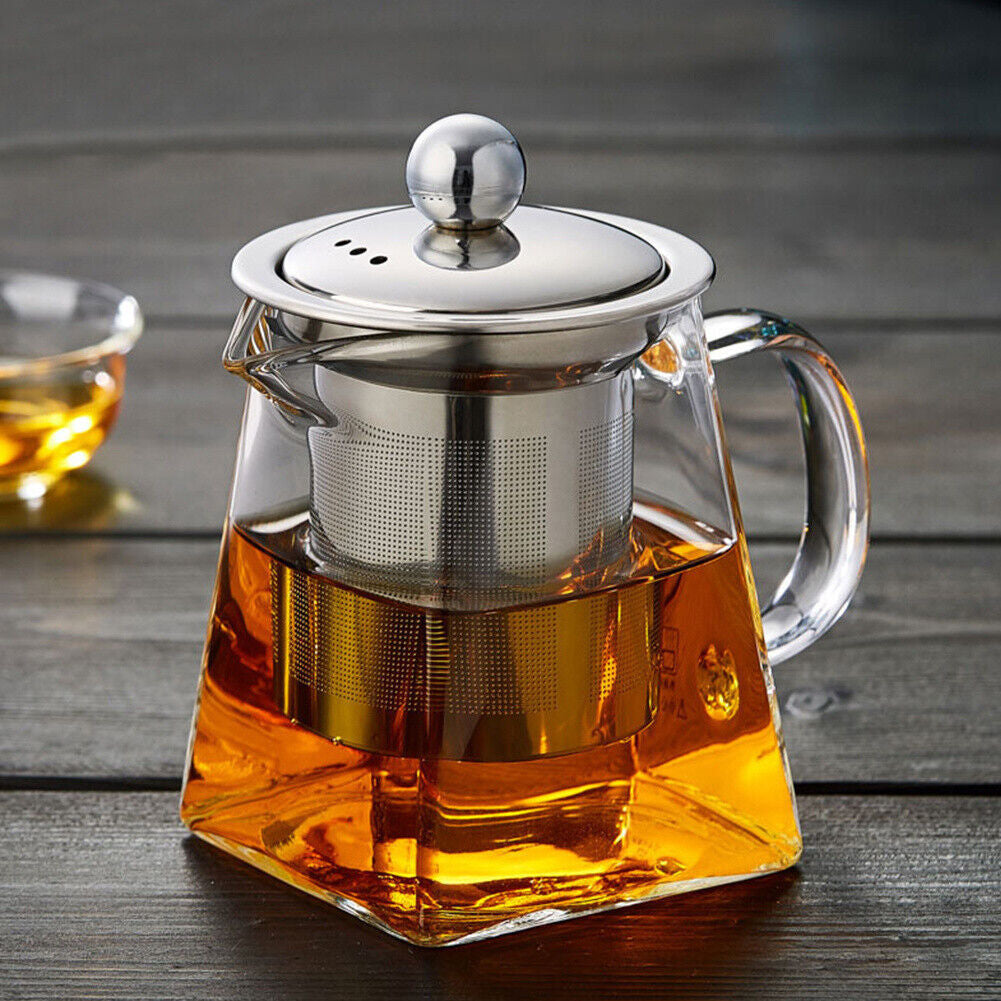 Glass tea pot with infuser, 750ml