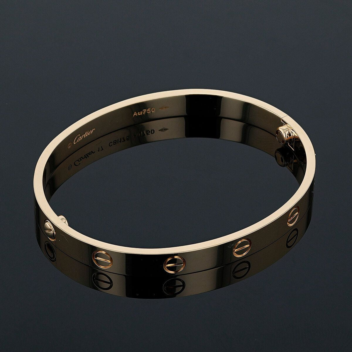 2 pcs Cartier stainless steel bangles