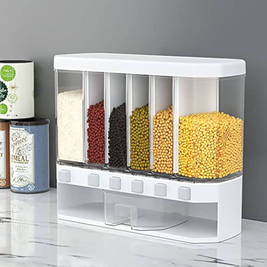 Wall mounted cereal dispenser for food storage